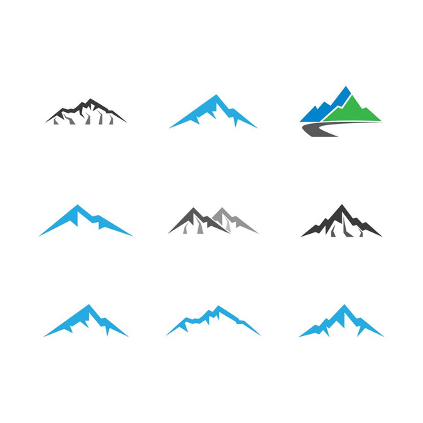 Mountain vector icon illustration design - Vector, Image