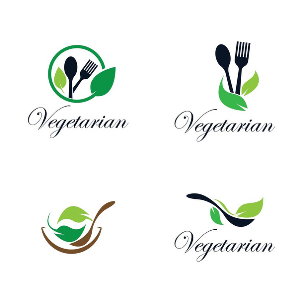 Vegetarian food vector icon illustration - Vector, Image