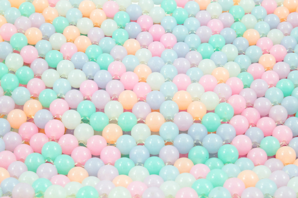 Fondo de perlas de vidrio de colores, De cerca
 - Foto, imagen