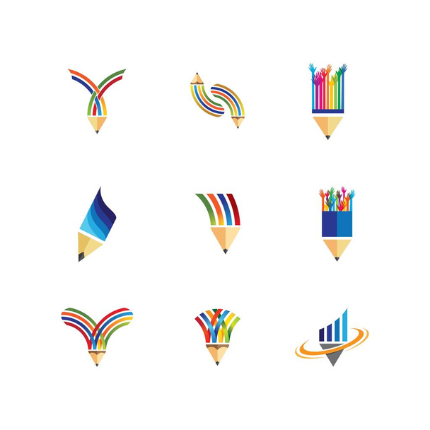Návrh vektorové ikony symbolu tužky - Vektor, obrázek