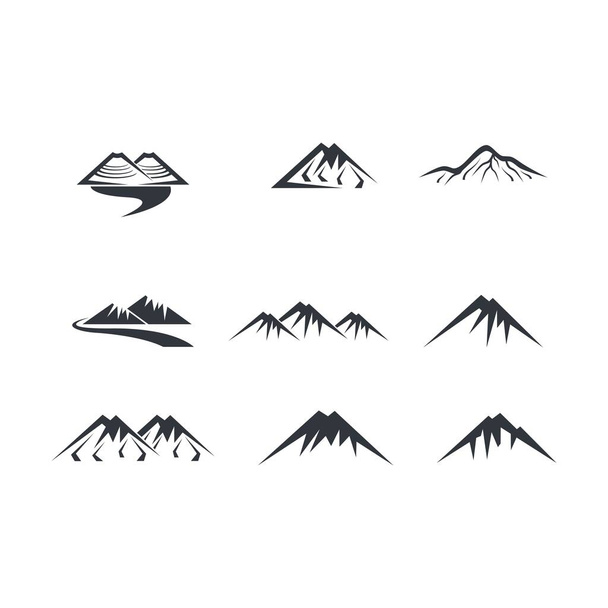 Montanha vetor ícone ilustração design - Vetor, Imagem