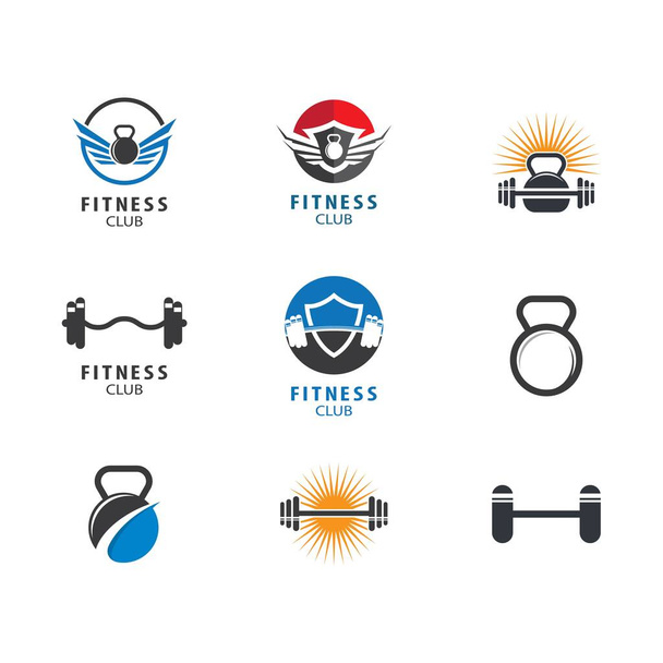 Fitness symbol illustration design - Vector, Image
