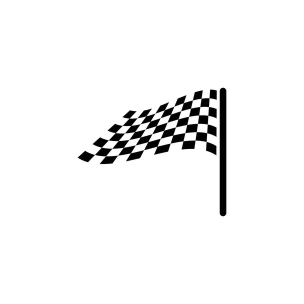 Bandera raza vector icono ilustración diseño - Vector, Imagen