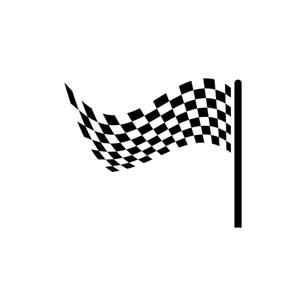 Vlag ras vector pictogram illustratie ontwerp - Vector, afbeelding