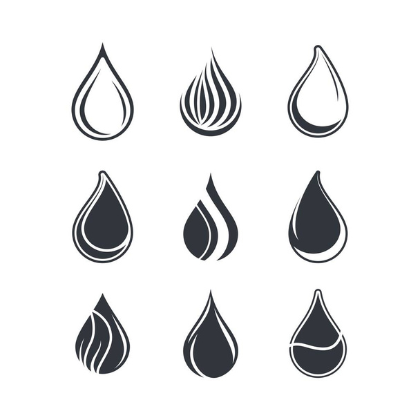 Oil drop icon vector illustration design - Διάνυσμα, εικόνα