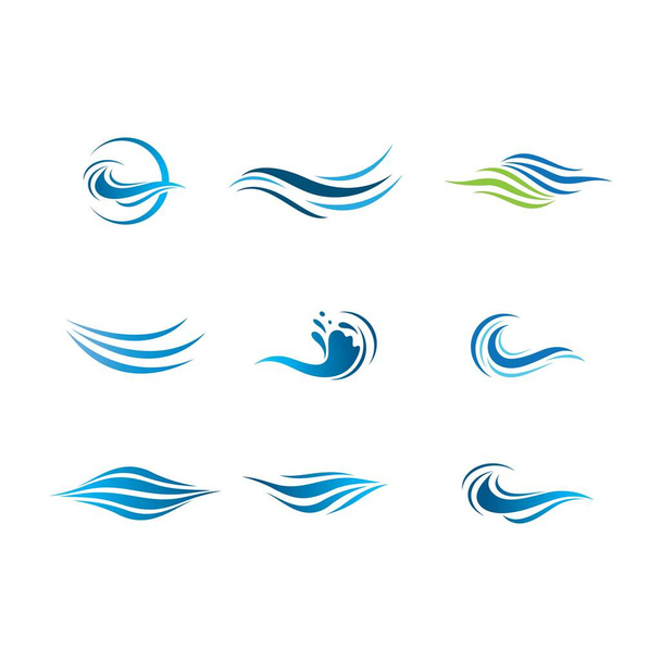 Wave symbol vector icon illustration design - Vector, Image