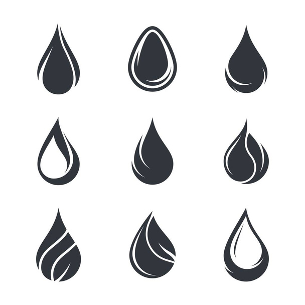 Image vectorielle d'icône de goutte d'huile - Vecteur, image