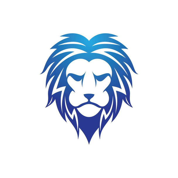 Illustrazione icona vettoriale testa di leone - Vettoriali, immagini