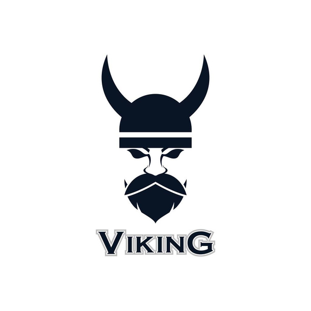 Illustration d'icône vectorielle de symbole de logo Viking - Vecteur, image