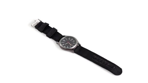 Wrist watches for men.Arrow. Isolated on white background. - Footage, Video