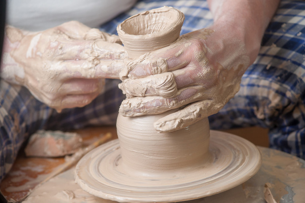 Traditional handcrafted mug - Fotoğraf, Görsel