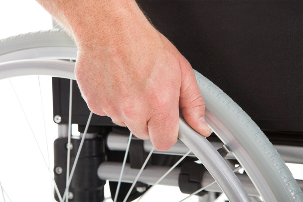 Disabled Man In Wheelchair - Foto, afbeelding