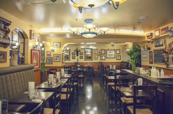 Italialainen ravintola   - Valokuva, kuva