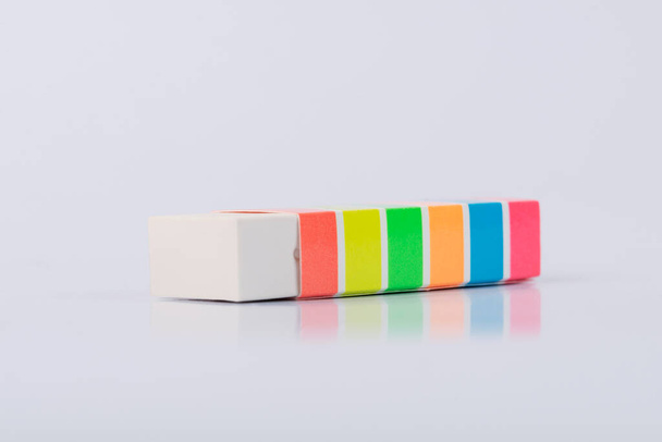 Rubber eraser on a white background.  - Photo, Image