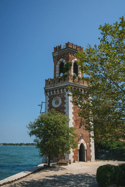 Věž Arsenal u vody v Benátkách, Itálie - Fotografie, Obrázek