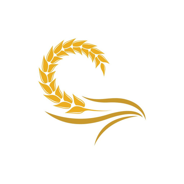 Конструкция иконок пшеницы - Вектор,изображение