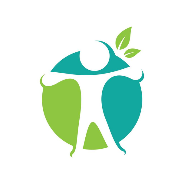 Wellness logo imágenes diseño ilustración - Vector, Imagen