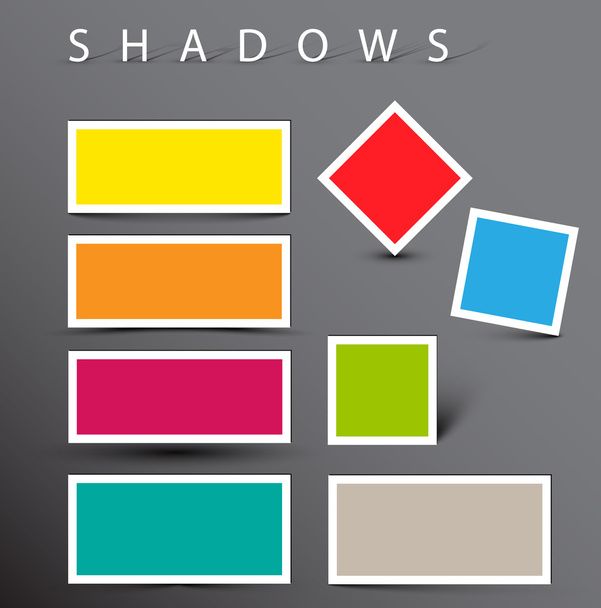 Efeitos de sombra
 - Vetor, Imagem