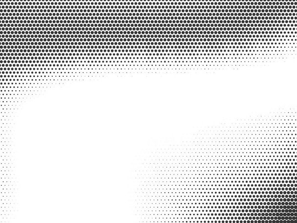 Abstracte geometrische stippelde halftoon patroon ontwerp achtergrond vector - Vector, afbeelding