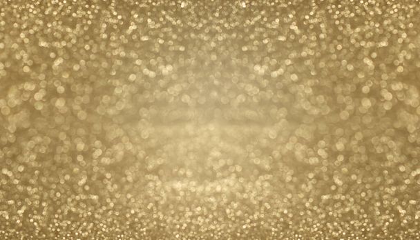Bokeh elegant gold glitter hell Hintergrund abstrakt. - Foto, Bild