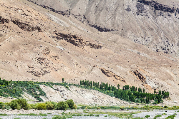 Όμορφη θέα του Pamir κατά μήκος του διαδρόμου Wachan - Φωτογραφία, εικόνα