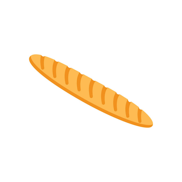Baguette Isometric Icon - Vector, Image