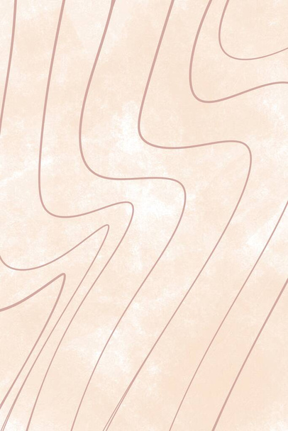 abstrakcyjna faktura marmuru, białe linie na beżowym tle, minimalistyczna tapeta w kolorze nagim - Zdjęcie, obraz