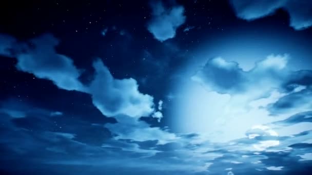 Un primer plano de nubes en la oscuridad - Metraje, vídeo