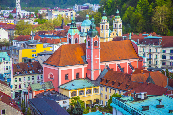 Szent Miklós-katedrális, Ljubljana, Szlovénia - Fotó, kép