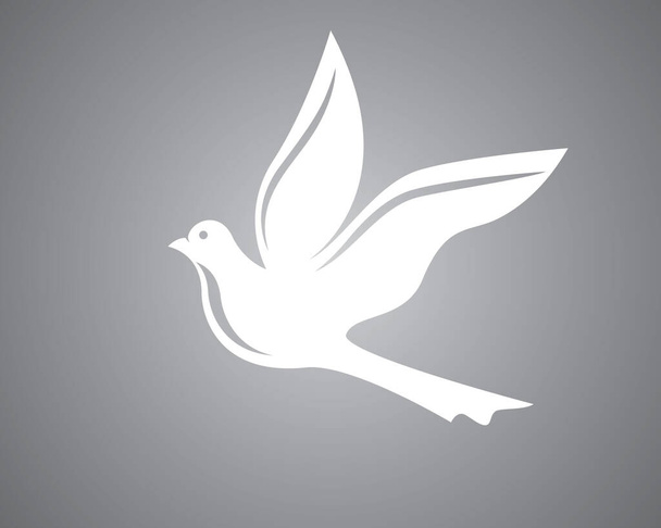 Дизайн векторных иконок с логотипом голубя - Вектор,изображение