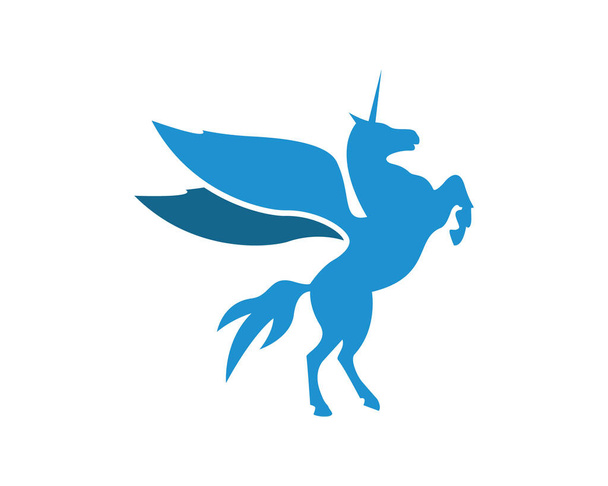 Ilustracja wektora Pegasus Vector Logo - Wektor, obraz