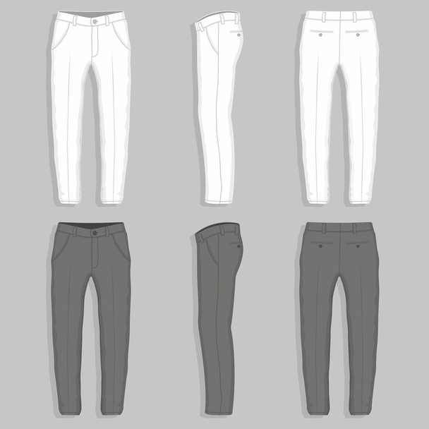 Men's trousers - Vector, Image