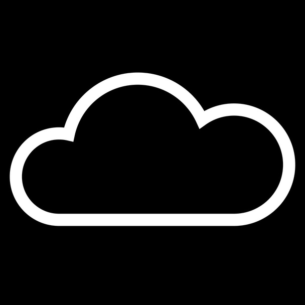 ikona webové počasí s cloud - Fotografie, Obrázek