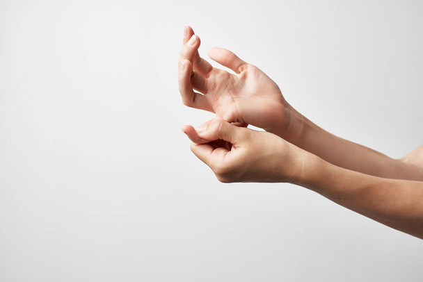Handmassage, die Schäden ausgleicht Medizin Anatomie - Foto, Bild
