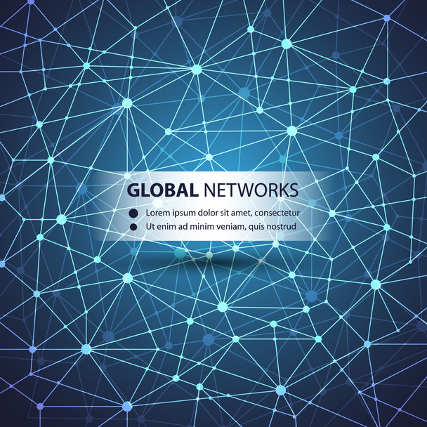 Globale Netzwerke - Vektor, Bild