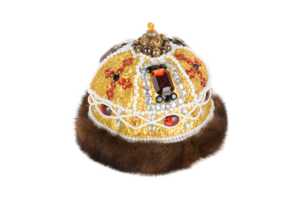 Re reali corona di pelliccia
 - Foto, immagini
