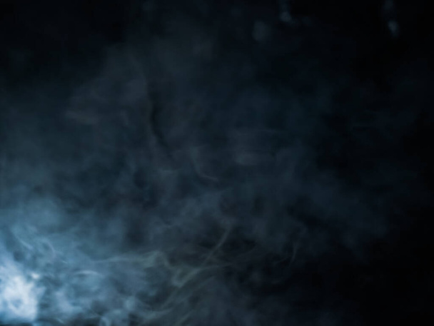 Abstract background image of black background smoke. - Foto, afbeelding