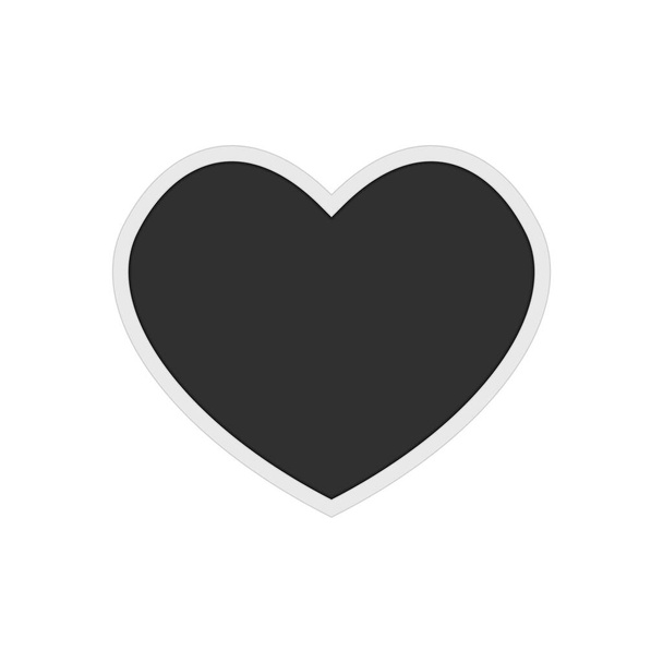 Photo frame heart shaped. - Vector, Image