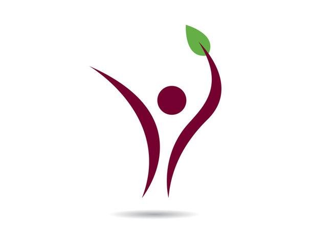 Здорове життя Шаблон логотипу Векторний дизайн ілюстрації
 - Вектор, зображення