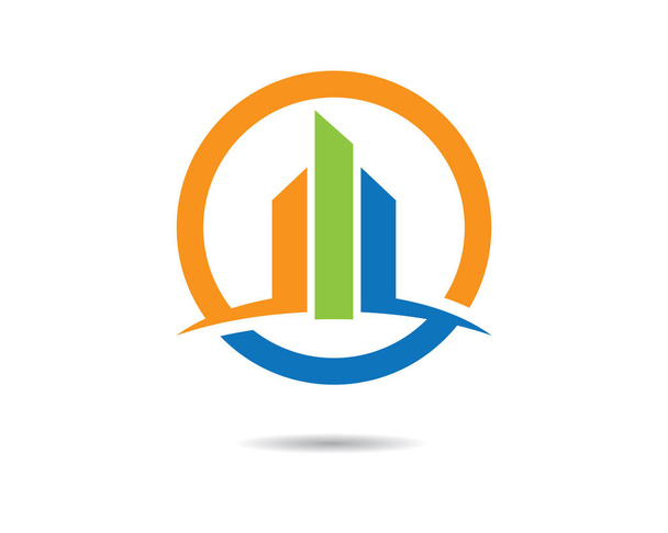 Дизайн векторной иконки логотипа свойства - Вектор,изображение