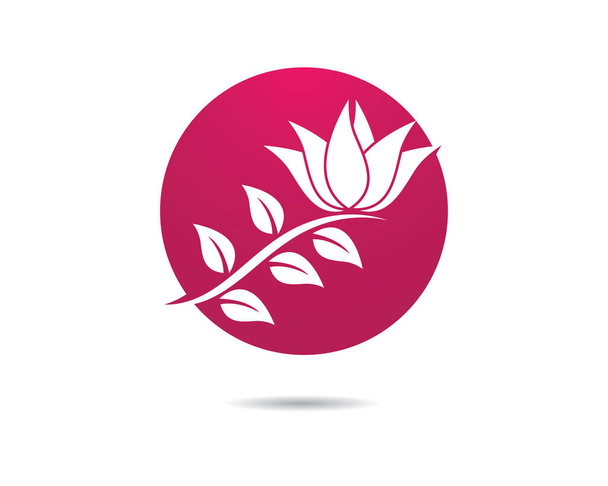 Schönheit Vektor Blumen Design Logo Vorlage Symbol - Vektor, Bild