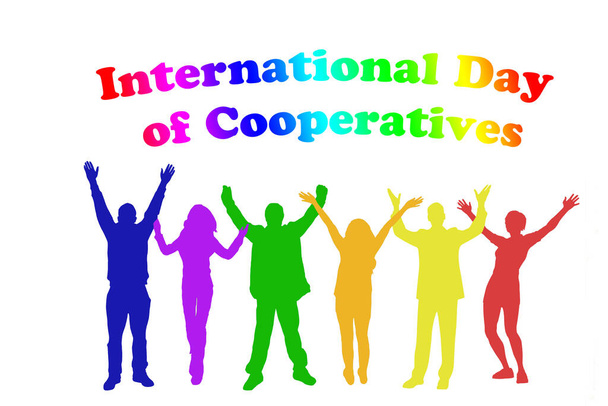 Международный день кооперативов радуга - Фото, изображение