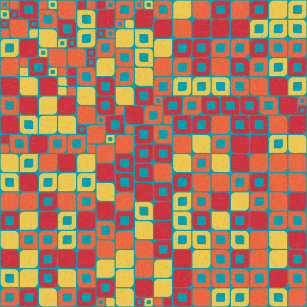 Patrón geométrico abstracto, fondo de pantalla digital - Vector, imagen