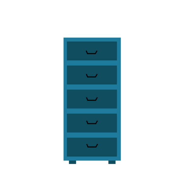 Icono del gabinete de archivos muebles gestión interior finanzas - Foto, imagen