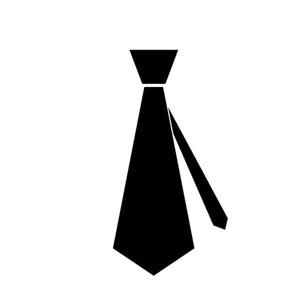 Icono de corbata Plantilla Diseño plano ilustración - Foto, imagen