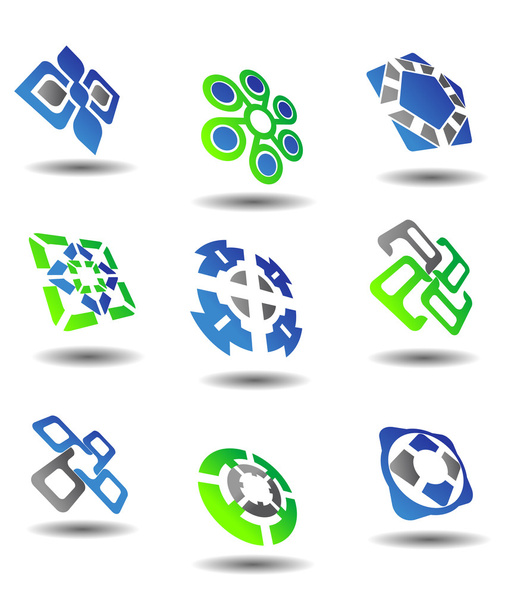 Isolated racing symbols and icons for design - Vector, Image