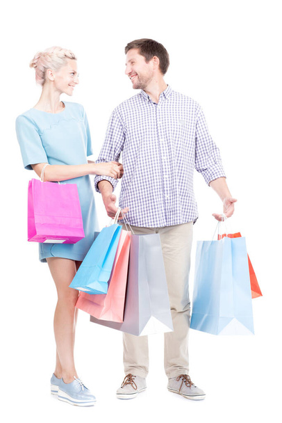 Couple Doing Shopping - Foto, imagen