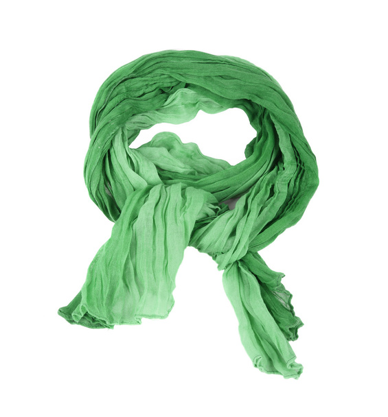Foulard en coton vert
 - Photo, image