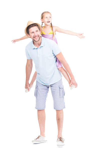 Father And Daughter Having Fun - Fotó, kép