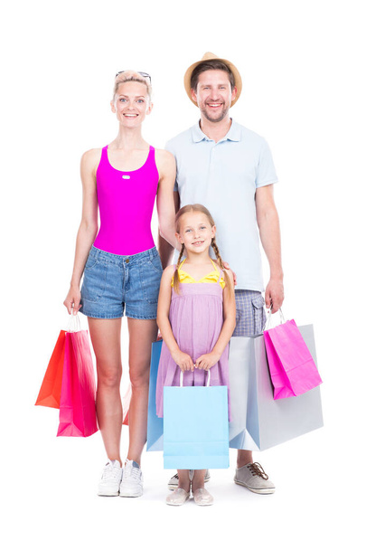 Family Doing Shopping - Photo, Image